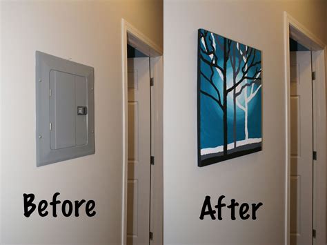 decorate electrical box|electrical panel covers decorative.